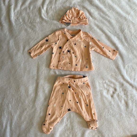 Old Navy * 0-3 Month * Light Pink 3 Piece Matching Set - Picture 1 of 1